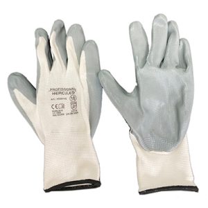 Luva nylon e nitrilo fino